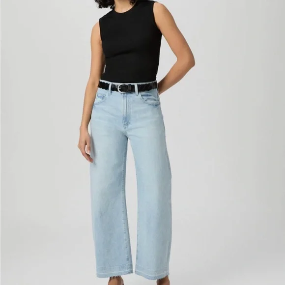 PAIGE Arellia Ankle Barrel Leg Jean Fernanda 28 / 6 New - Picture 2 of 9